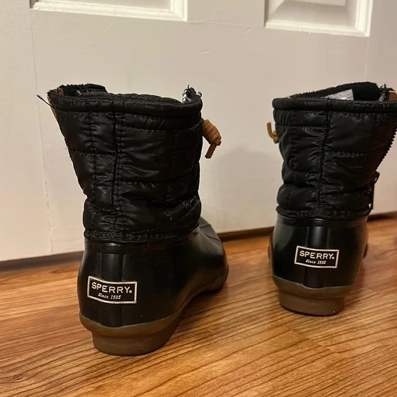 Sperry Black Duck Boots - Picture 3 of 5